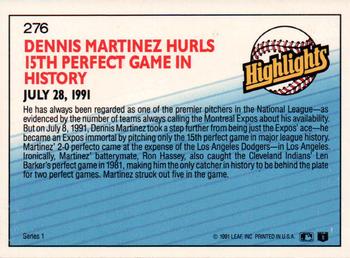 Dennis Martinez  baseball card collectible - Main Image 2