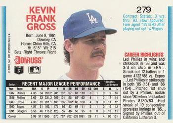 Kevin Gross  baseball card collectible - Main Image 2