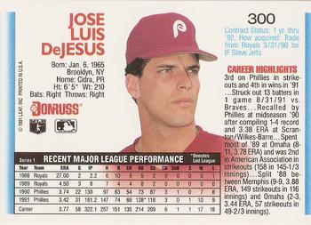 Jose DeJesus  baseball card collectible - Main Image 2