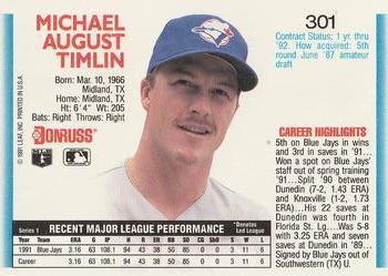 Mike Timlin  baseball card collectible - Main Image 2