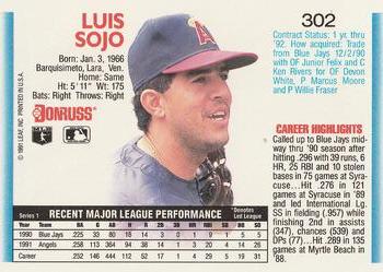 Luis Sojo  baseball card collectible - Main Image 2