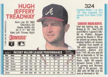 Jeff Treadway  baseball card collectible - Main Image 2