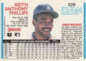 Tony Phillips  baseball card collectible - Main Image 2