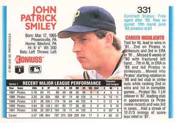 John Smiley  baseball card collectible - Main Image 2