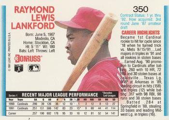 Ray Lankford  baseball card collectible - Main Image 2