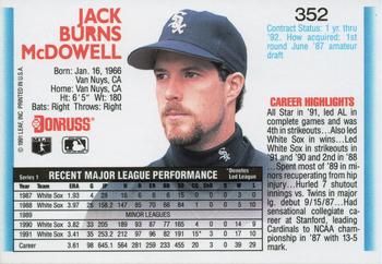 Jack McDowell  baseball card collectible - Main Image 2