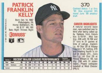 Pat Kelly  baseball card collectible - Main Image 2