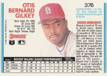 Bernard Gilkey  baseball card collectible - Main Image 2