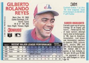 Gilberto Reyes  baseball card collectible - Main Image 2