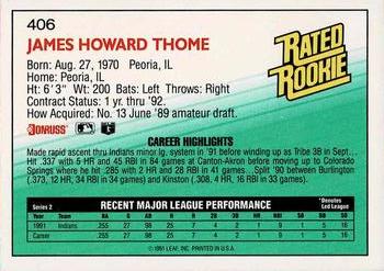 Jim Thome  baseball card collectible - Main Image 2