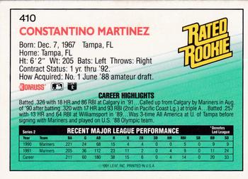 Tino Martinez  baseball card collectible - Main Image 2