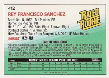 Rey Sanchez  baseball card collectible - Main Image 2