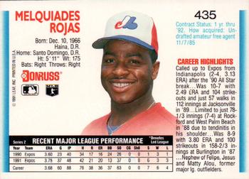 Mel Rojas  baseball card collectible - Main Image 2