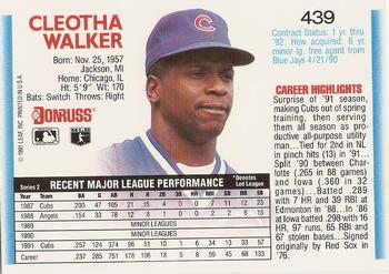 Chico Walker  baseball card collectible - Main Image 2
