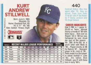 Kurt Stillwell  baseball card collectible - Main Image 2
