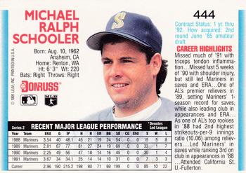 Mike Schooler  baseball card collectible - Main Image 2