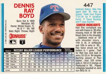 Oil Can Boyd  baseball card collectible - Main Image 2