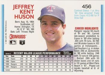 Jeff Huson  baseball card collectible - Main Image 2