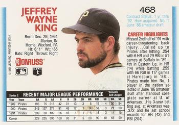 Jeff King  baseball card collectible - Main Image 2