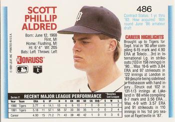 Scott Aldred  baseball card collectible - Main Image 2