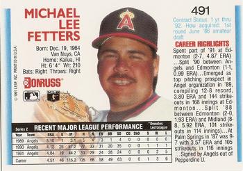 Mike Fetters  baseball card collectible - Main Image 2
