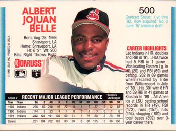 Albert Belle  baseball card collectible - Main Image 2