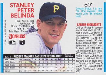 Stan Belinda  baseball card collectible - Main Image 2