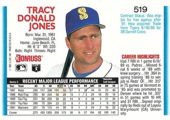 Tracy Jones  baseball card collectible - Main Image 2