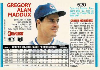 Greg Maddux  baseball card collectible - Main Image 2