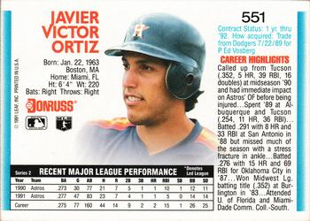 Javier Ortiz  baseball card collectible - Main Image 2