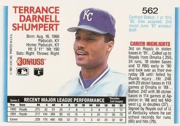 Terry Shumpert  baseball card collectible - Main Image 2