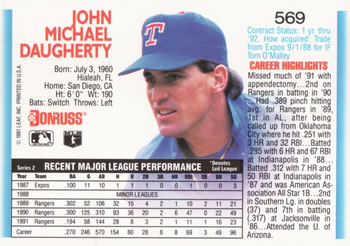 Jack Daugherty  baseball card collectible - Main Image 2