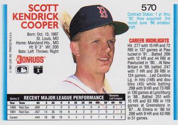 Scott Cooper  baseball card collectible - Main Image 2