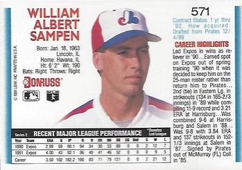 Bill Sampen  baseball card collectible - Main Image 2