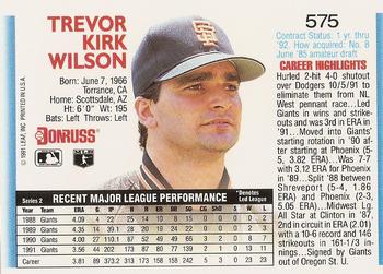 Trevor Wilson  baseball card collectible - Main Image 2