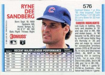Ryne Sandberg  baseball card collectible - Main Image 2