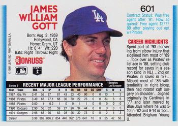 Jim Gott  baseball card collectible - Main Image 2