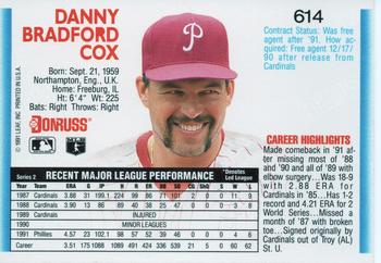 Danny Cox  baseball card collectible - Main Image 2