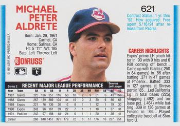Mike Aldrete  baseball card collectible - Main Image 2