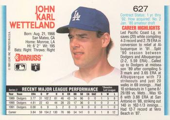 John Wetteland  baseball card collectible - Main Image 2
