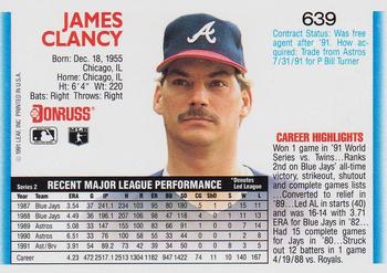 Jim Clancy  baseball card collectible - Main Image 2