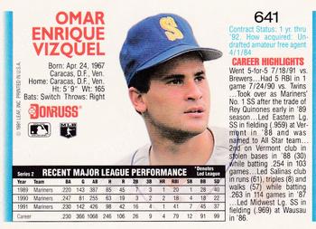 Omar Vizquel  baseball card collectible - Main Image 2