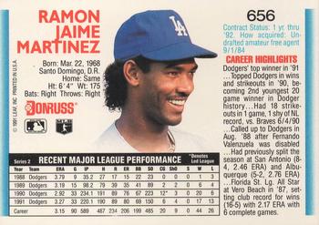 Ramon Martinez  baseball card collectible - Main Image 2