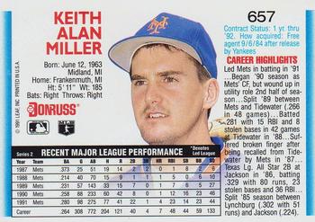 Keith Miller  baseball card collectible - Main Image 2
