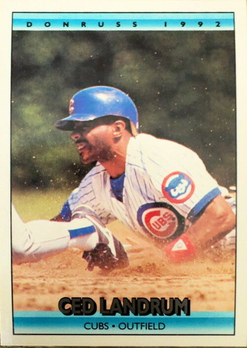 Ced Landrum  baseball card collectible - Main Image 3