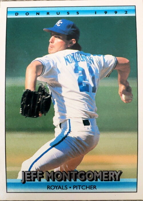 Jeff Montgomery  baseball card collectible - Main Image 3