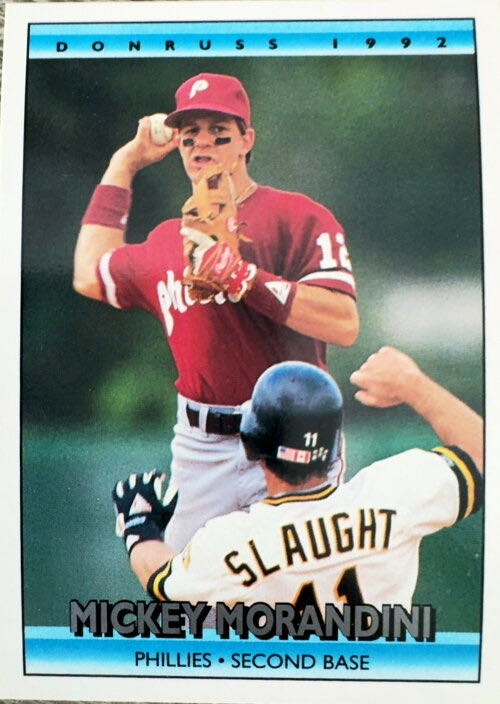 Mickey Morandini  baseball card collectible - Main Image 3