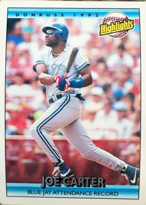 Joe Carter  baseball card collectible - Main Image 3