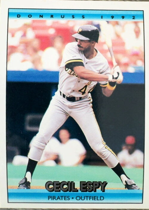 Cecil Espy  baseball card collectible - Main Image 3