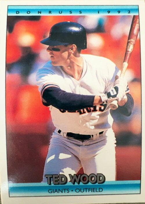 Ted Wood  baseball card collectible - Main Image 3